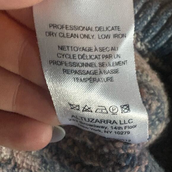 Altuzarra Stilbo Jacquard Knit Turtleneck Sweater Size Medium - Picture 8 of 11